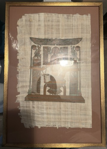 Original ägyptischer papyrus - original,