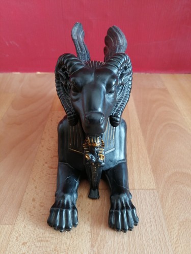 Schwarz und gold ägyptischer - und,