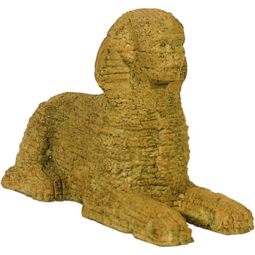 ägyptischer liegender sphinx - liegender,