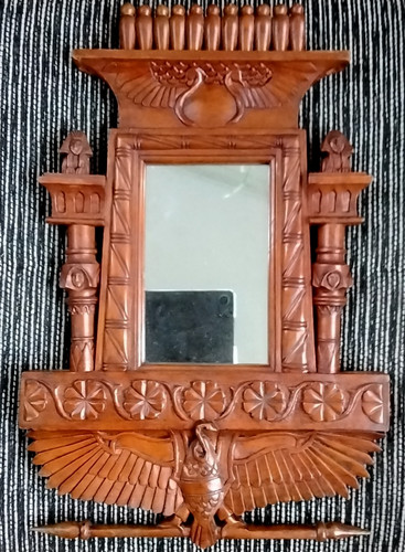 Vintage wandspiegel holz - vintage,
