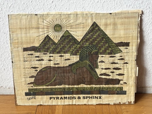 ägyptisches papyrus wandbild - papyrus,