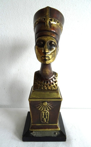 50er statuette bronze messing - statuette,