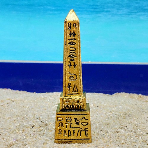 Kunstharz ägypten obelisk - kunstharz,