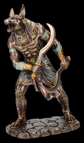 Anubis figur mit chepesch - anubis,