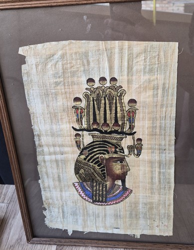 Papyrus bild pharao - bild, kopf