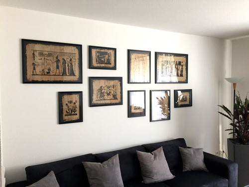 Original papyrus bilder aus - 9,