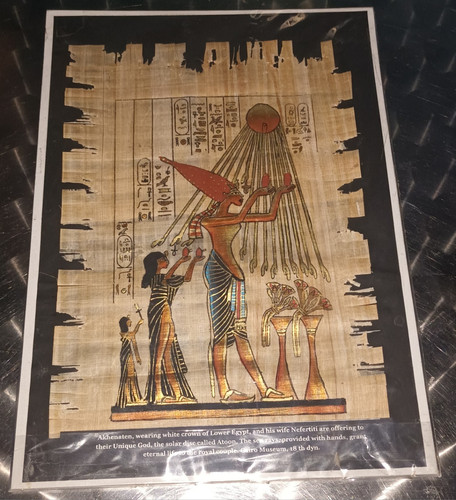 ägyptischer papyrus echnaton - papyrus,