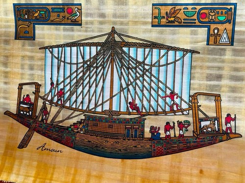 ägyptischer papyrus mit - Ägyptischer,