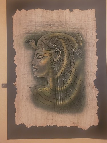 Papyrusbild aus ägypten - papyrusbild, 40