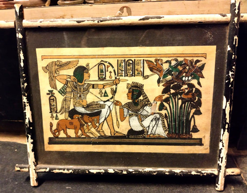 Vintage ägyptische papyrus - vintage,