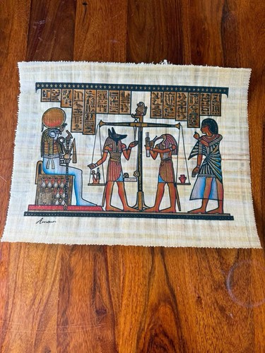 Anubis papyrus gemälde - anubis, –